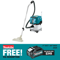 Makita XGT Cordless Dust Extractor Vacuum Brushless 15L 40V - Bare Tool