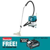 Makita XGT Cordless Dust Extractor Vacuum Brushless 15L 40V - Bare Tool