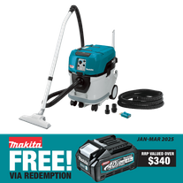 Makita XGT Cordless Dust Extractor Vacuum Brushless 40L 80v (2x40v) - Bare Tool