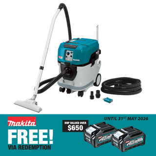 Makita XGT Cordless Dust Extractor Vacuum Brushless 40L 80v (2x40v) - Bare Tool