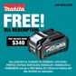 Makita XGT Cordless Dust Extractor Vacuum Brushless 40L 80v (2x40v) - Bare Tool