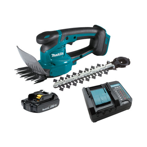 Makita LXT Cordless Grass Shear with Hedge Trimmer Attachment 18V 1.5Ah