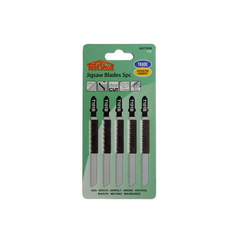 ToolShed Jigsaw Blades Wood HCS 2.5 Pitch 5pk