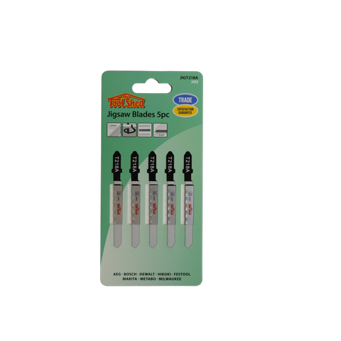 ToolShed Jigsaw Blades Metal HSS 1.2 Pitch Curve Cutting 5pk