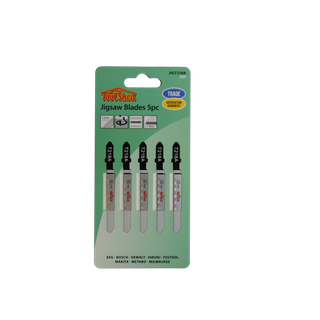 ToolShed Jigsaw Blades Metal HSS 1.2 Pitch Curve Cutting 5pk
