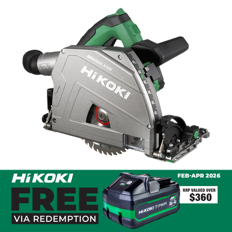 HiKOKI Cordless Plunge Saw Brushless 165mm 36V - Bare Tool