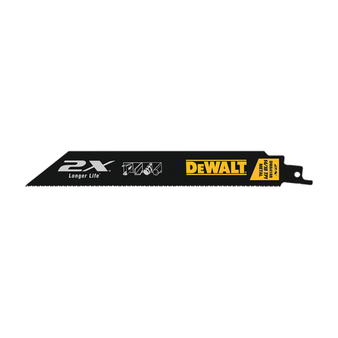 DeWalt Max Metal Reciprocating Saw Blades 200mm 14/18TPI 5pk