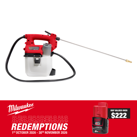 Milwaukee M12 Chemical Sprayer 4L 12V - Bare Tool