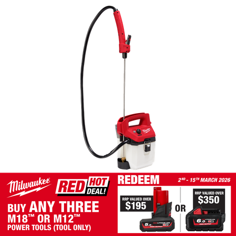 Milwaukee M12 Chemical Sprayer 4L 12V - Bare Tool