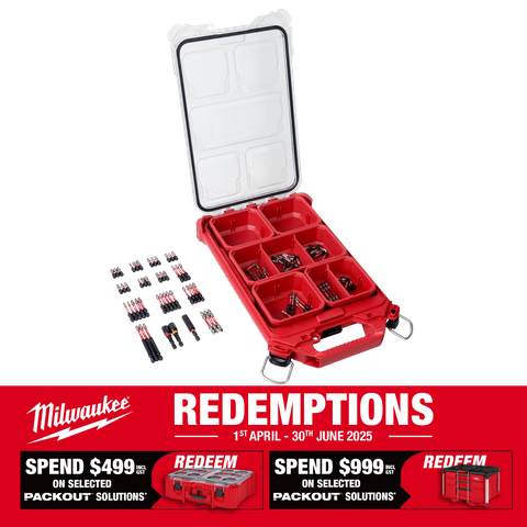 Milwaukee SHOCKWAVE Impact Bit Set 100pc with Packout