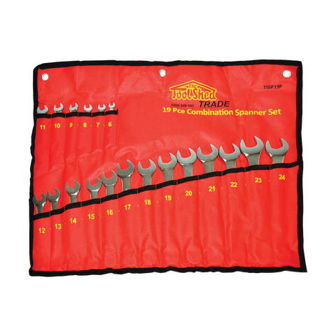 ToolShed Spanner Set R&O 19pc 6-24mm
