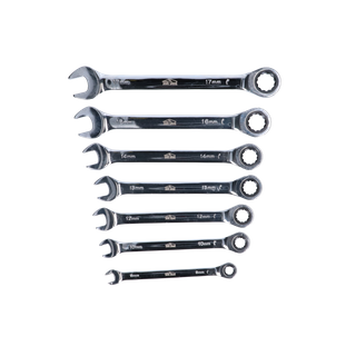 ToolShed Gear Spanner Set 7pc 8-17mm