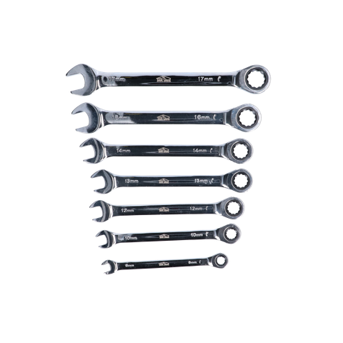 ToolShed Gear Spanner Set 7pc 8-17mm