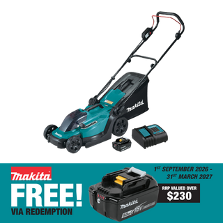 Makita LXT Cordless Lawn Mower 330mm 18V 4Ah