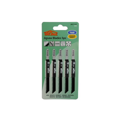 ToolShed Jigsaw Blades Wood HCS 3.0 Pitch 5pk