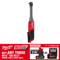 Milwaukee M12 FUEL Cordless High Speed Ratchet Long Reach 3/8in 12v - Bare Tool