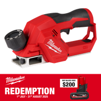 Milwaukee M12 Cordless Planer Brushless 56mm 12V - Bare Tool