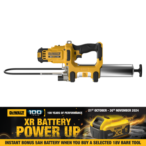 DeWalt Cordless Grease Gun Brushless 450g 18V - Bare Tool