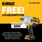DEWALT Cordless Grease Gun Brushless 450g 18v 5Ah