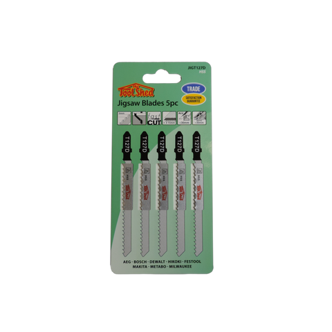 ToolShed Jigsaw Blades Metal HSS 3.0 Pitch 5pk