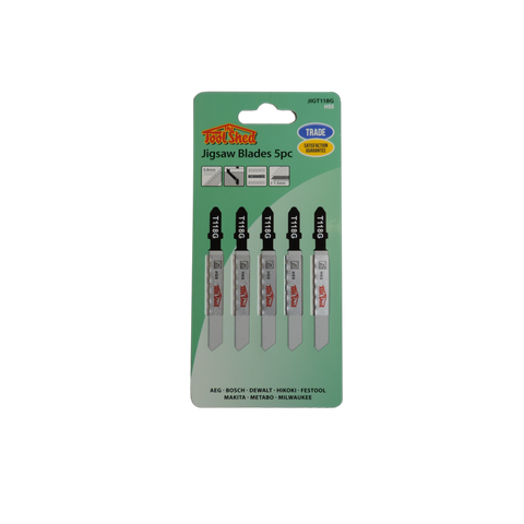 ToolShed Jigsaw Blades Metal HSS 0.8 Pitch 5pk