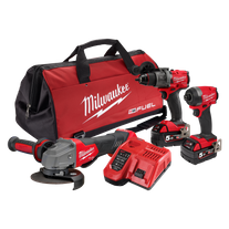 Milwaukee M18 FUEL Cordless Power Pack Brushless 3pc Kit 3A3 18V 5Ah