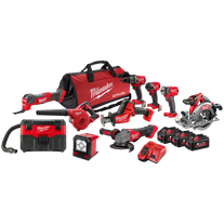 Milwaukee M18 FUEL Cordless Power Pack Brushless 10pc Kit 10C3 18V 6Ah