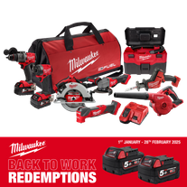 Milwaukee M18 FUEL Cordless Power Pack Brushless 8pc Kit 8B3 18V 5Ah