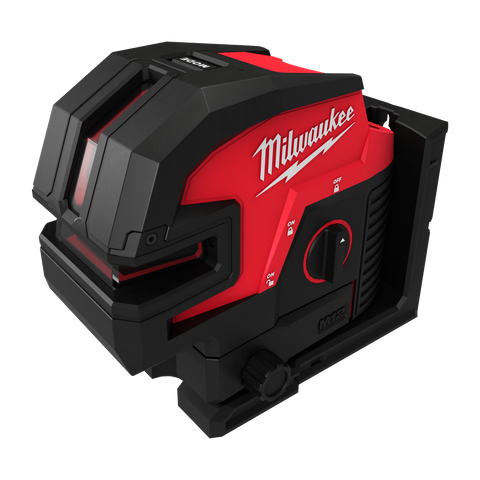 Milwaukee M12 Cross Line & 4 Point Laser Green Beam 12v - Bare Tool