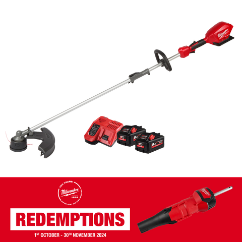 Milwaukee M18 FUEL Outdoor Power Head & Line Trimmer Attachment 18V 8Ah