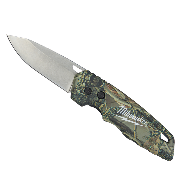 Buy Milwaukee FASTBACK Folding Knife Camo online in New Zealand The
