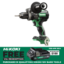 HiKOKI Cordless Impact Drill Brushless 140Nm 18V - Bare Tool