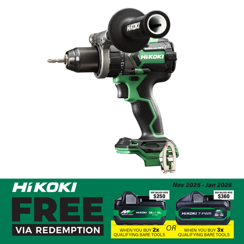 HiKOKI Cordless Impact Drill Brushless 140Nm 18V - Bare Tool
