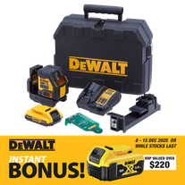 DeWalt Cross Line Laser Compact Green 18V 2Ah