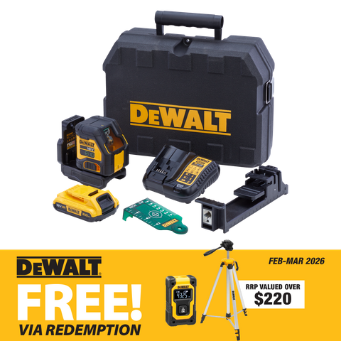 DEWALT Cross Line Laser Compact Green 18V 2Ah