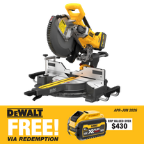 DEWALT FLEXVOLT Cordless Mitre Saw Brushless 305mm 54V 9Ah