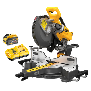 Buy DeWalt FLEXVOLT Cordless Mitre Saw Brushless 305mm 54V 9Ah online in New Zealand The ToolShed