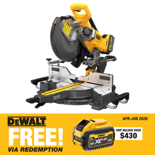 DEWALT FLEXVOLT Cordless Mitre Saw Brushless 305mm 54V 9Ah