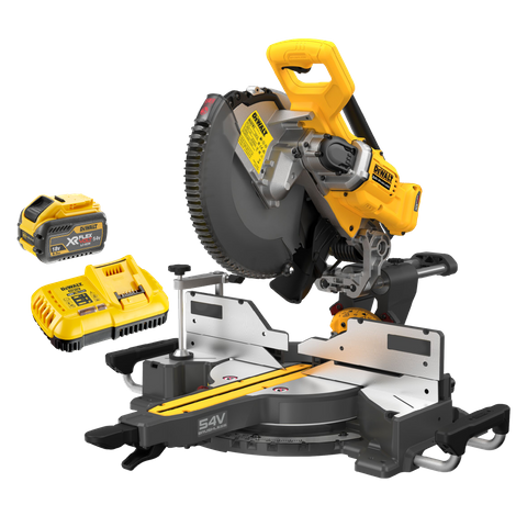 DeWalt FLEXVOLT Cordless Mitre Saw Brushless 305mm 54V 9Ah