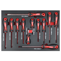 ToolShed Screwdriver Set 12pc in Foam Insert