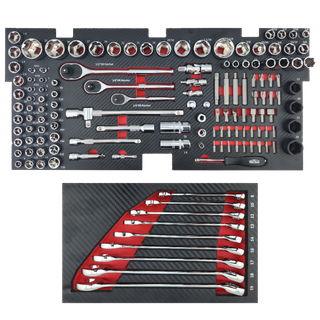 ToolShed Socket and Spanner Set 138pc in Foam Insert