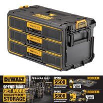 DeWalt TOUGHSYSTEM 2.0 3 Drawer Tool Box