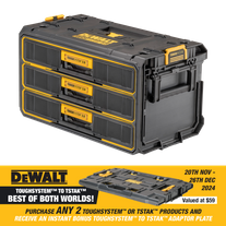 DeWalt TOUGHSYSTEM 2.0 3 Drawer Tool Box