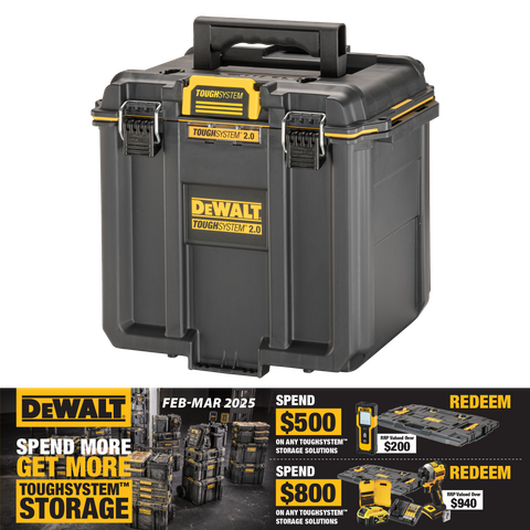 DeWalt TOUGHSYSTEM 2.0 Compact Deep Tool Box