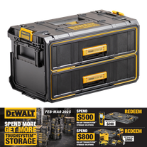 DeWalt TOUGHSYSTEM 2.0 2 Drawer Tool Box