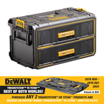 DeWalt TOUGHSYSTEM 2.0 2 Drawer Tool Box