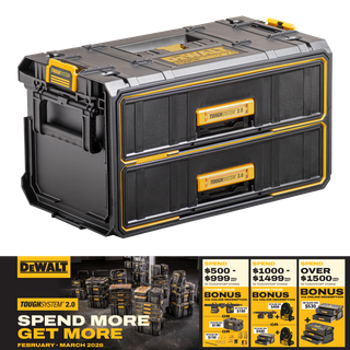 DEWALT TOUGHSYSTEM 2.0 2 Drawer Tool Box