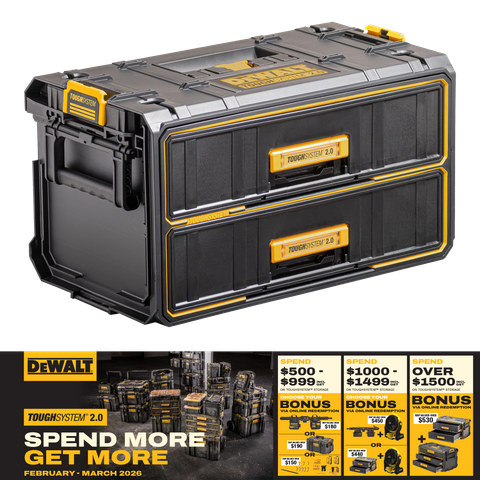 DEWALT TOUGHSYSTEM 2.0 2 Drawer Tool Box