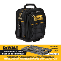 DeWalt TOUGHSYSTEM 2.0 Tool Bag Half Width