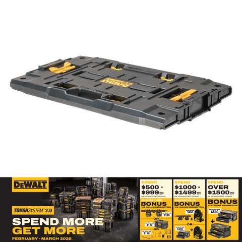 DEWALT TOUGHSYSTEM to TSTAK Adaptor Plate